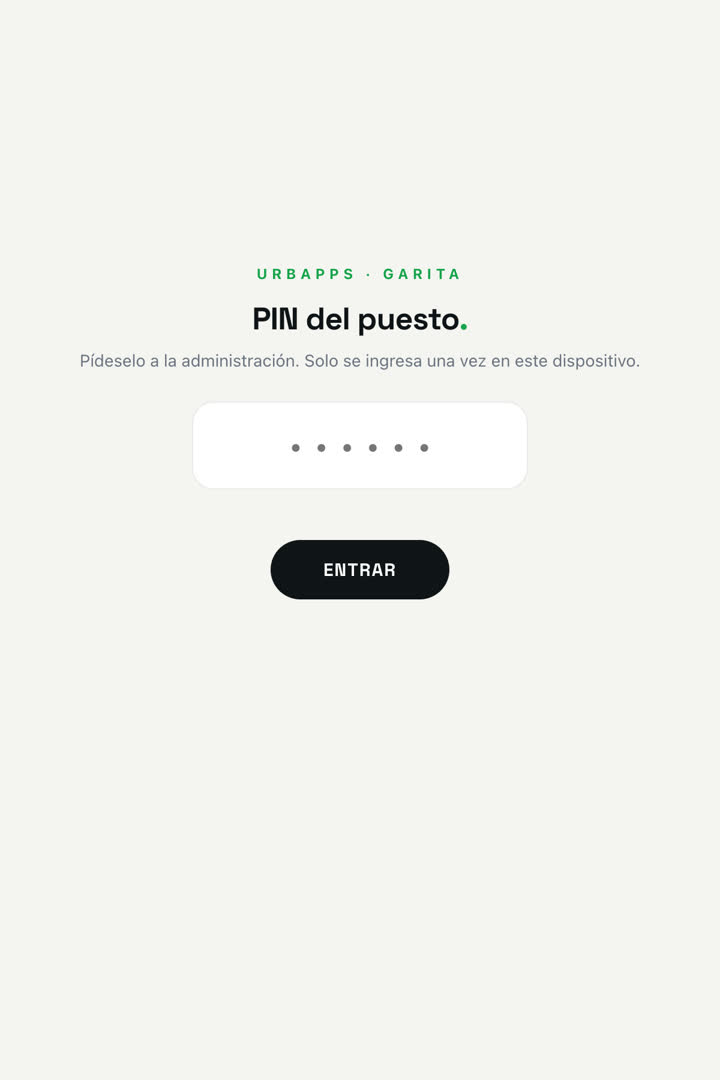 App de garita